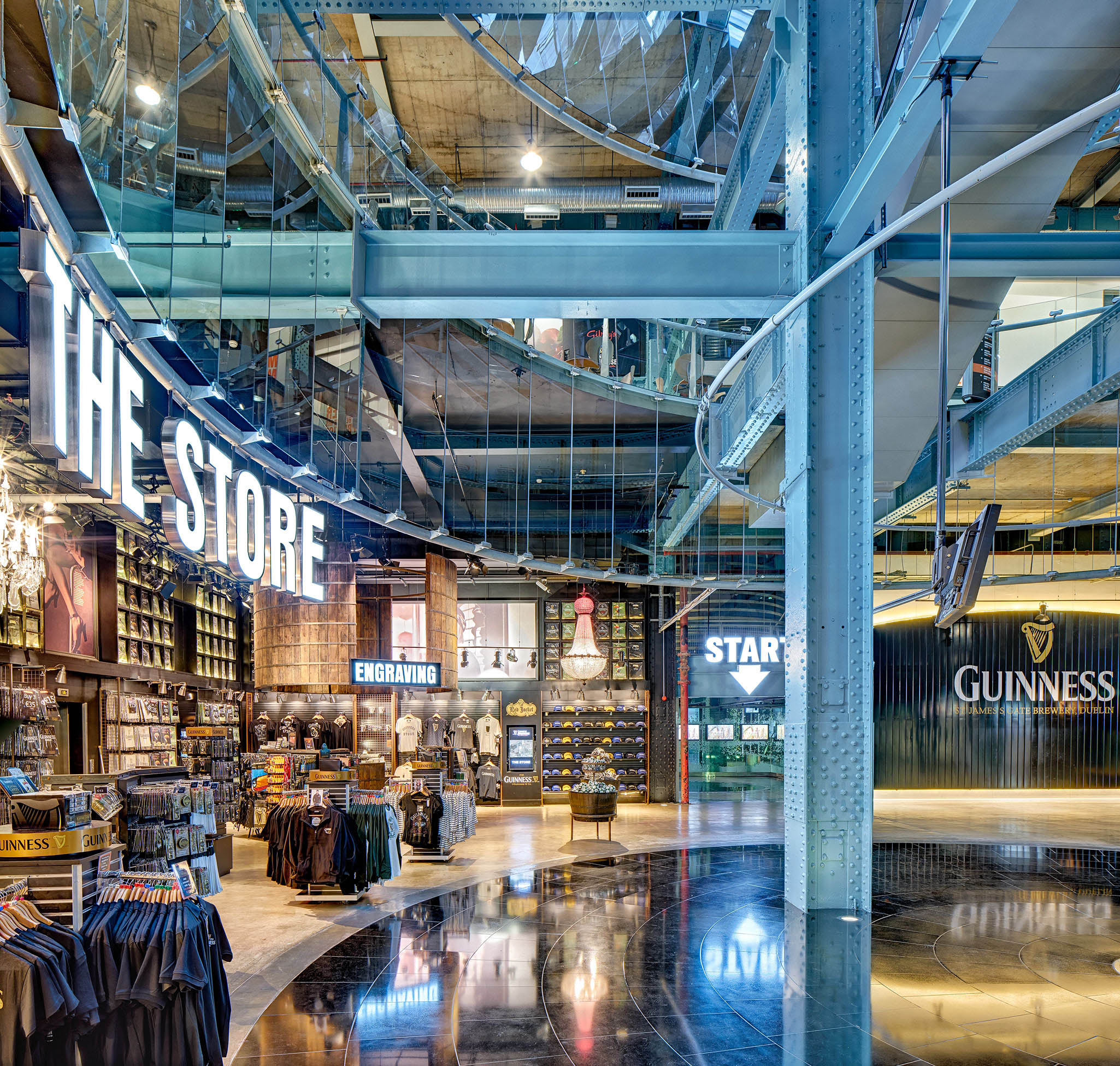 the store guinness storehouse architectural photographer dublin