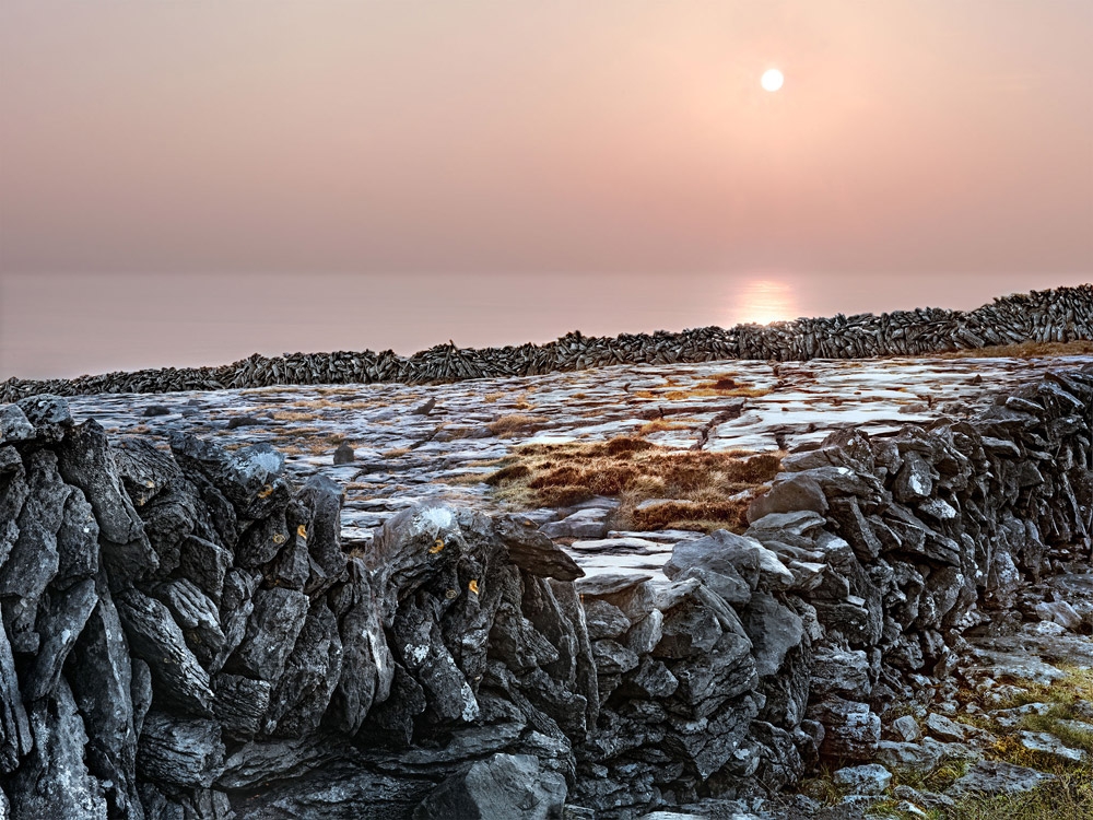 Black Head wall the Burren landscape photo