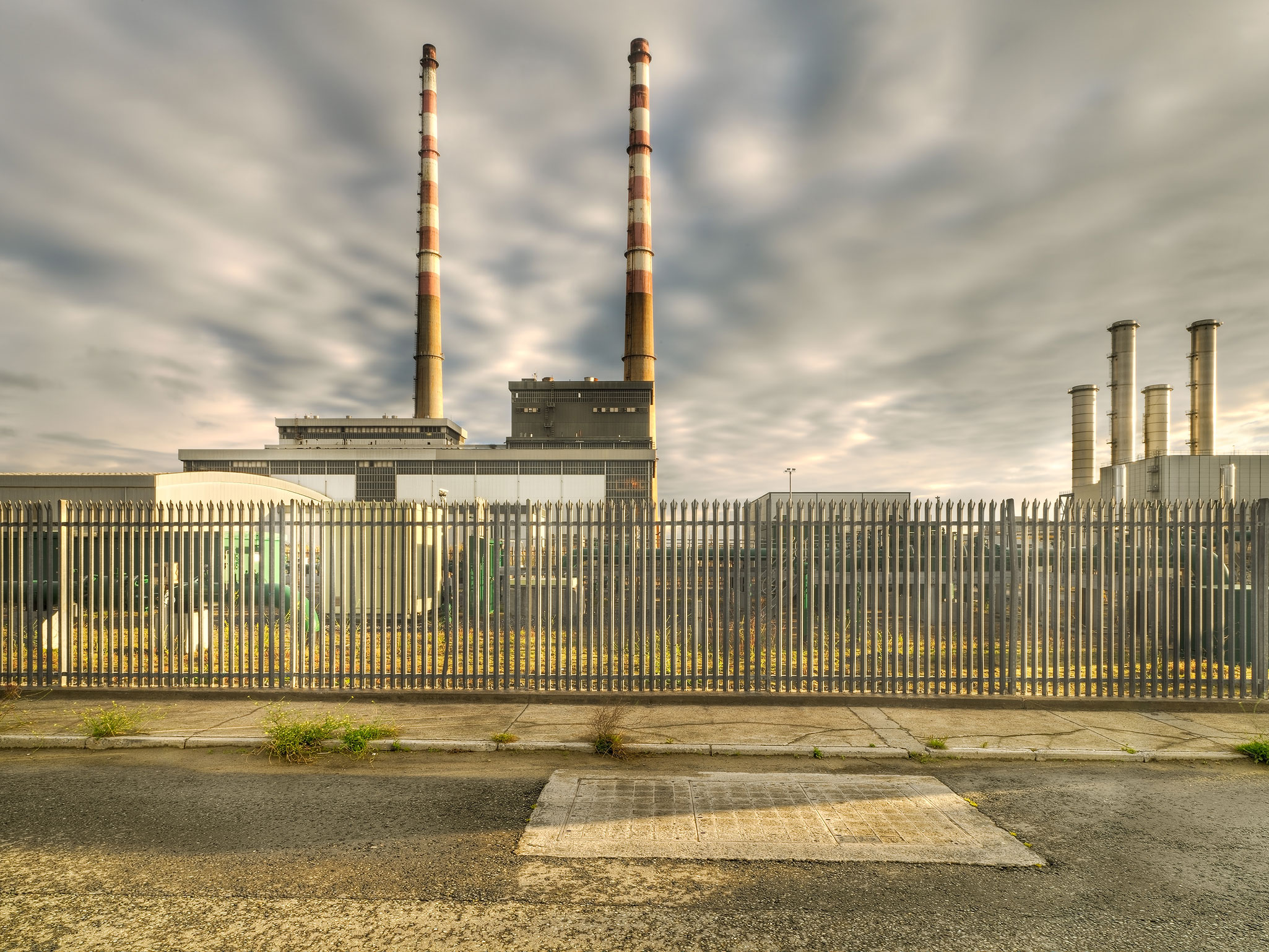 Poolbeg Power Station industrial fine art photo fine art architectural photography