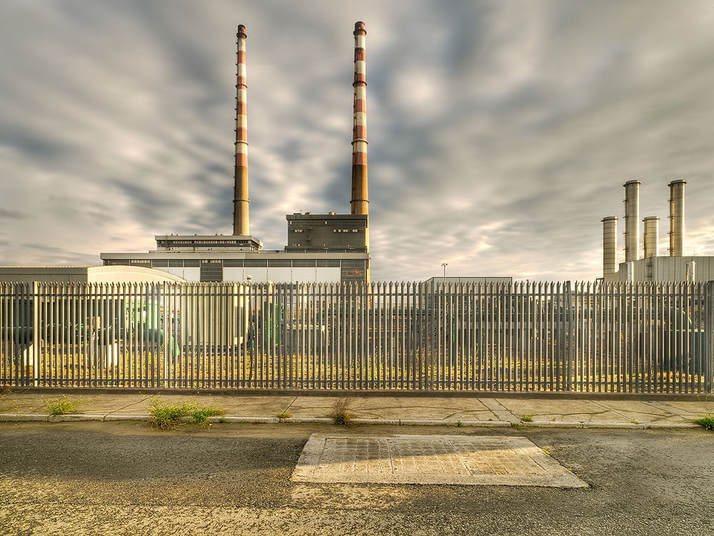 Poolbeg Power Station industrial fine art photo fine art architectural photography