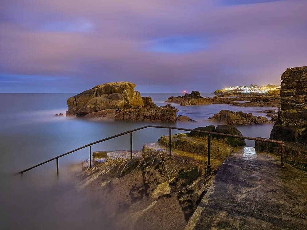 the Forty Foot sandycove, nightscape dublin photo