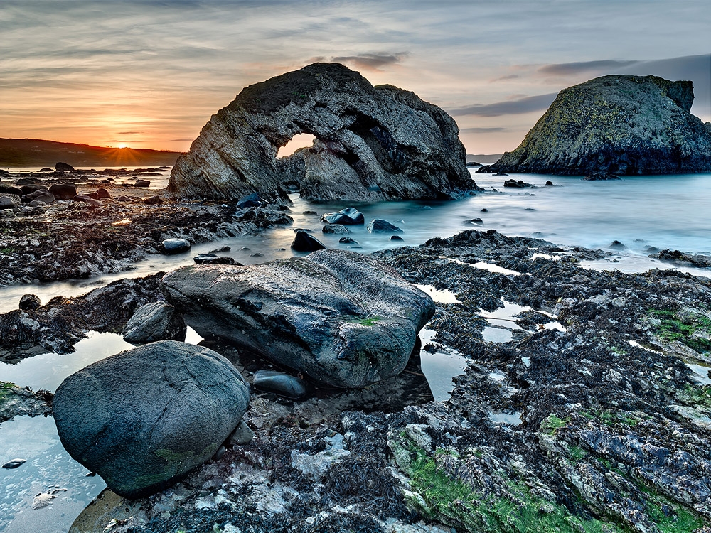 landscape photo Ballintoy arch County Antrim