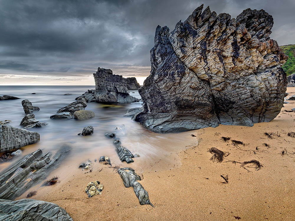 Kinnagoe Bay photo Donegal