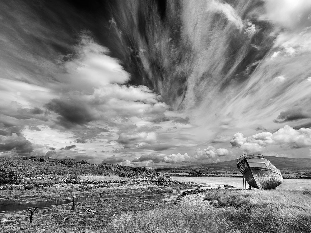 Ruined Boat Photo Dunmanus Bay