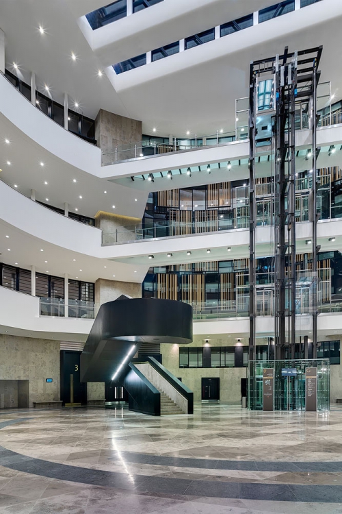 Criminal Courts atrium interiors photography