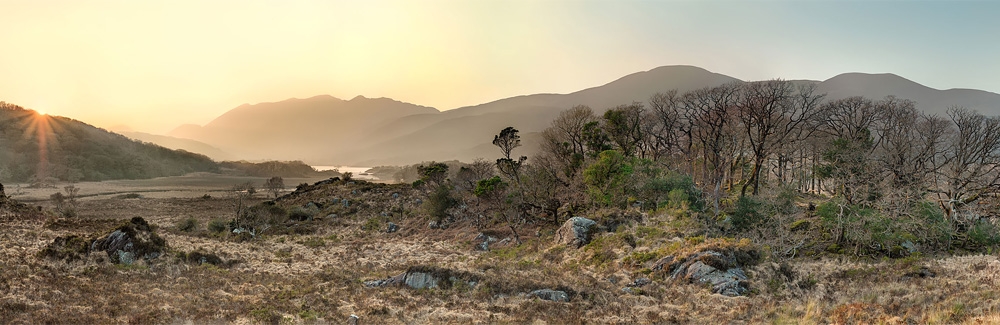 Killarney National Park sunset photo upper lake killarney