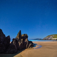 Coumeenole Beach by night 1