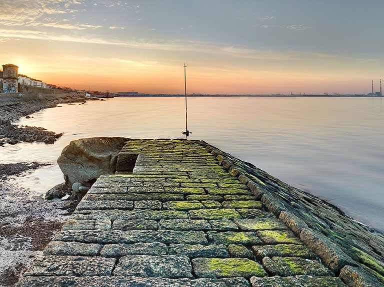 Blackrock sunset photo of Dublin