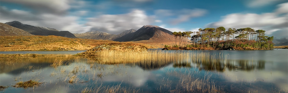 derryclare lough connemara landscape photo galway