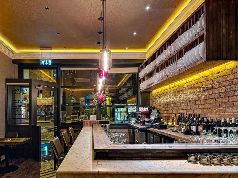 Kinara Kitchen ranelagh restaurant interiors photography