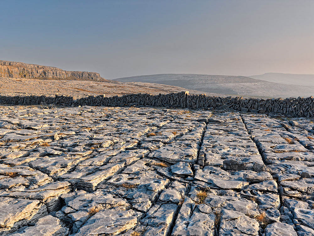 the Burren county clare stone wall Black Head