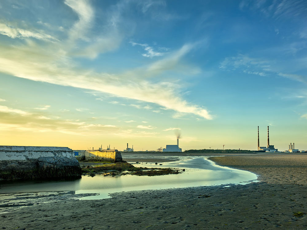 Sandymount Strand Baths: A Dublin Bay sunset