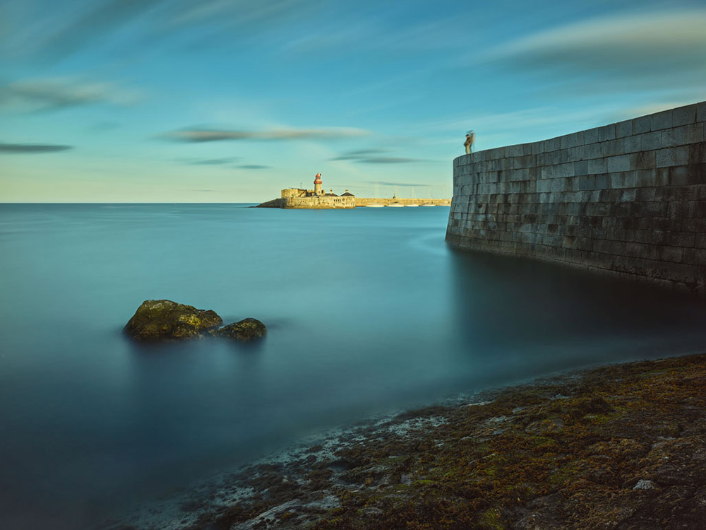 The Dun Laoghaire West Pier in Ireland