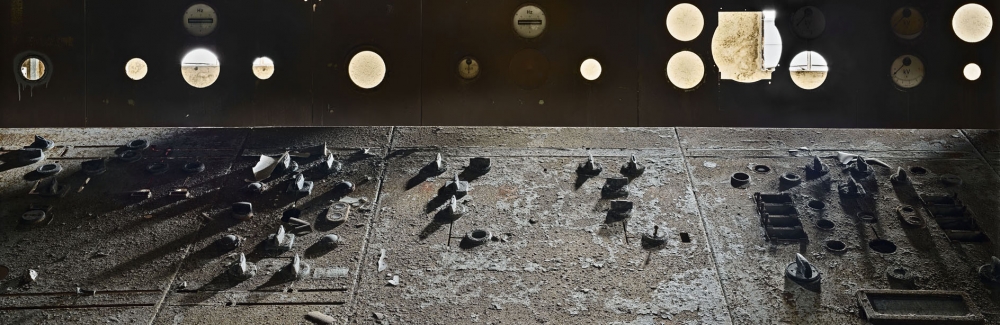 Pigeon house control room in ruin